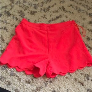 Hot pink dress shorts